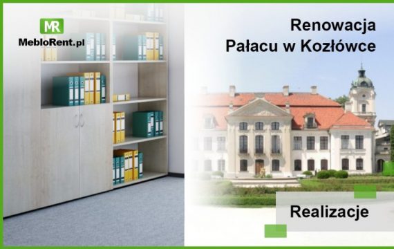 Nasze meble biurowe zostały wykorzystane w aranżacji kontenerów biurowych