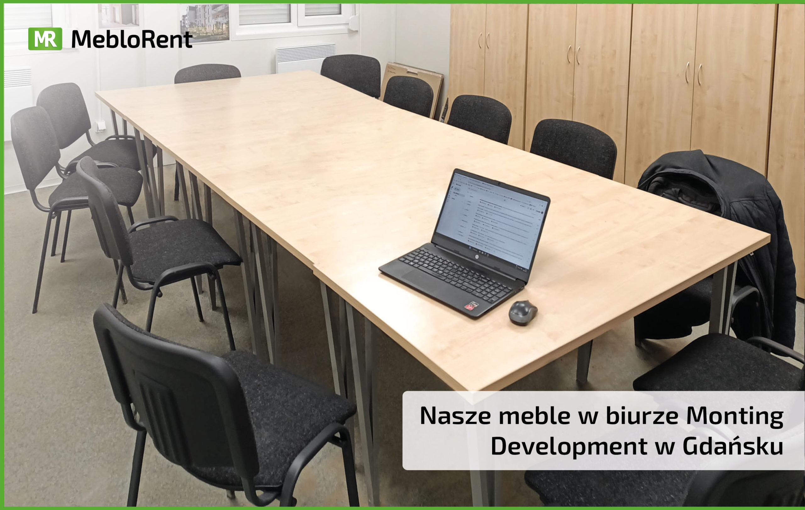 Nasze meble w biurze Monting Development w Gdańsku
