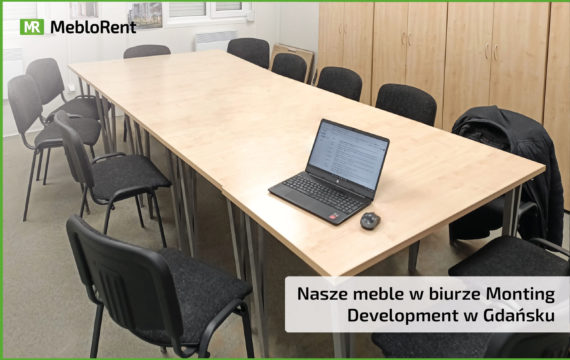 Nasze meble w biurze Monting Development w Gdańsku
