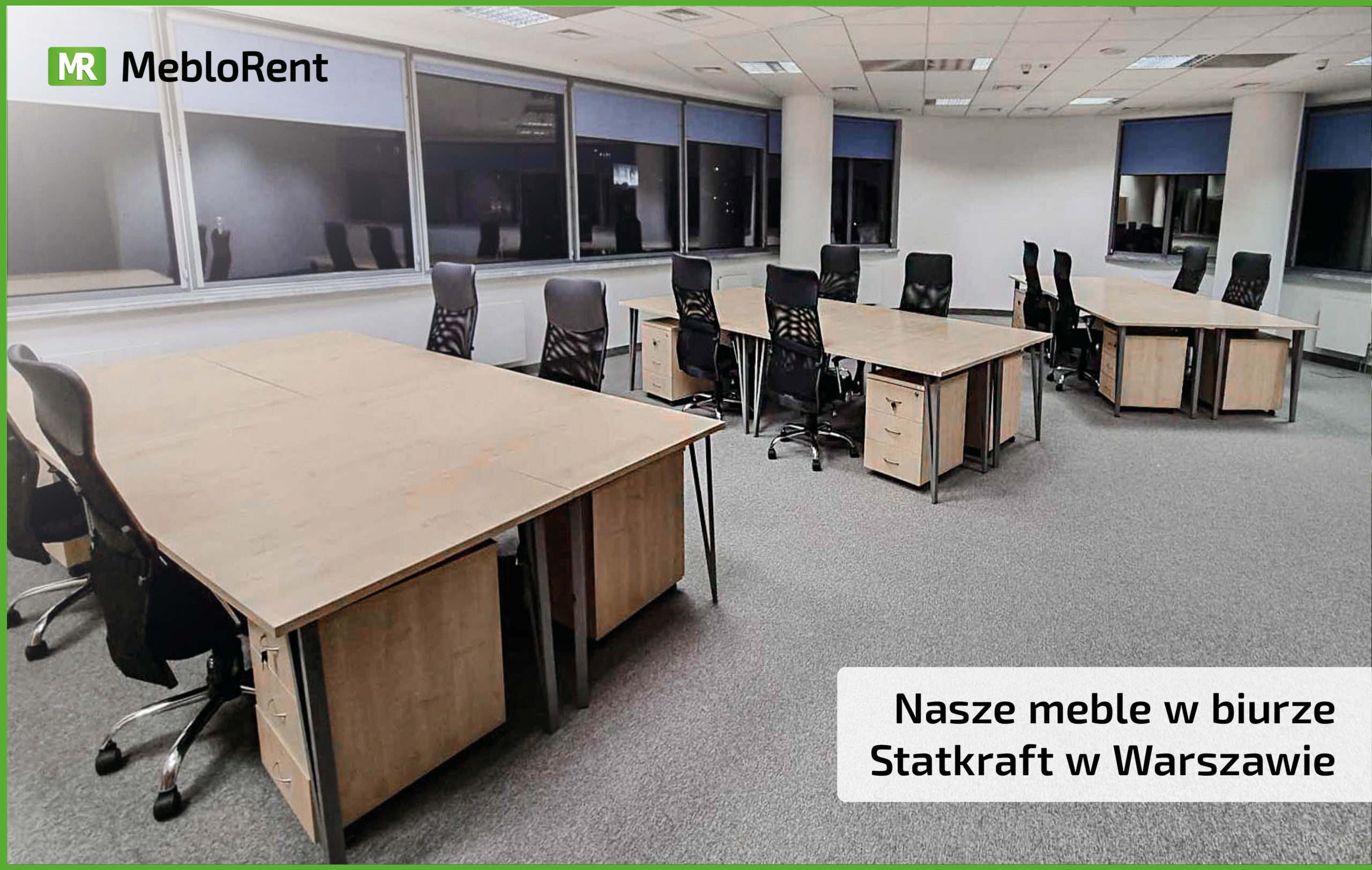 Nasze meble w biurze budowy Przedsiębiorstwa Energetyki Cieplnej – Enea w Białymstoku